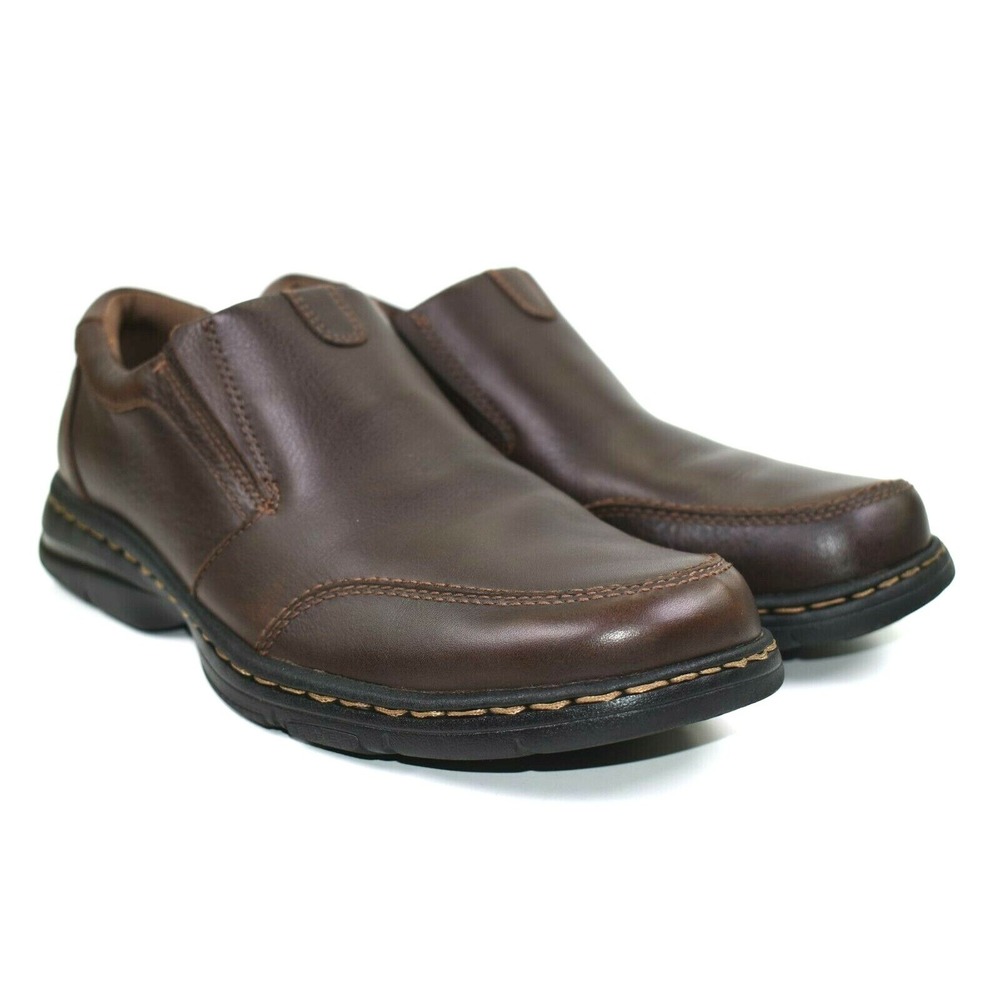 Dunham Bradford Men's Brown Full Grain Leather Loafer Shoes Size 9 D